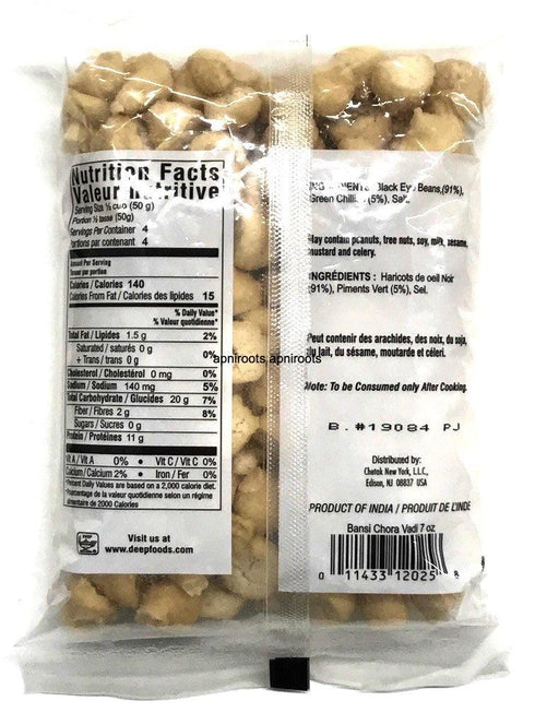 BANSI CHORA VADI 200GM - apniroots Grocery