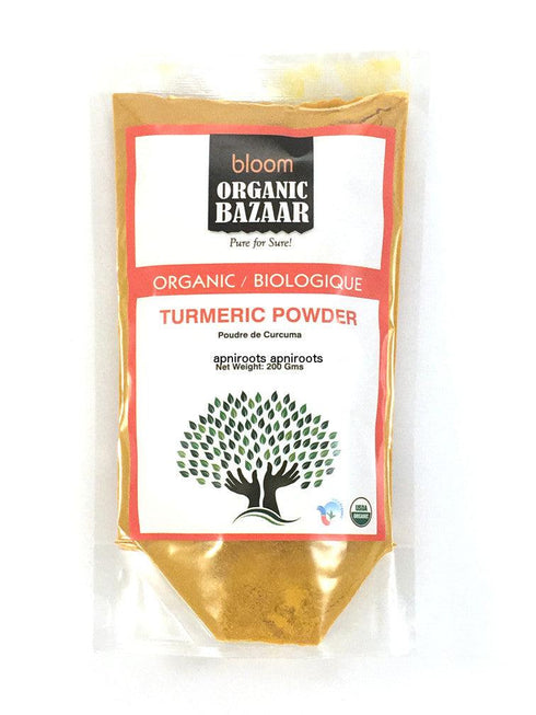 Bloom Organic Bazaar - Turmeric Powder - 200gm - apniroots Grocery
