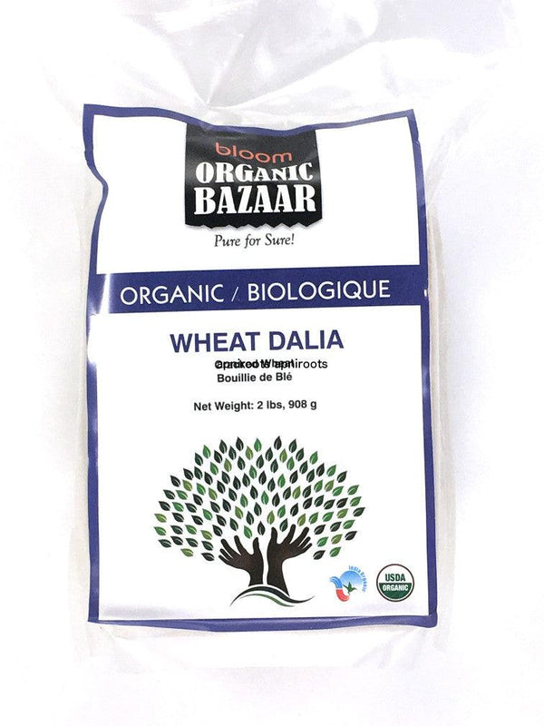 Bloom Organic Bazaar - Wheat Dalia Whole - 908gm - apniroots Grocery