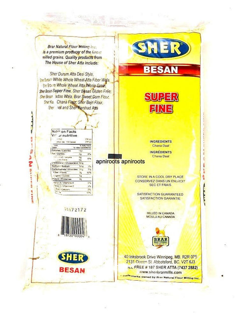 BRAR BESAN 4LB - apniroots Grocery