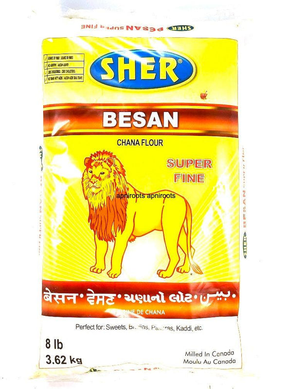 BRAR BESAN 8LB - apniroots Grocery