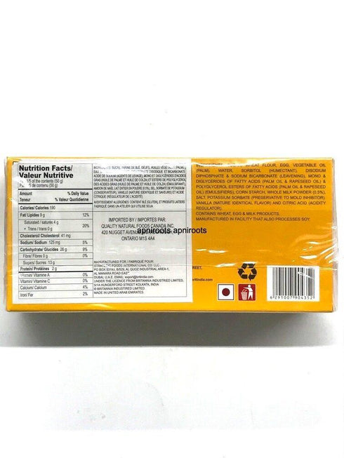BRITANNIA VANILLACAKE250G - apniroots Grocery
