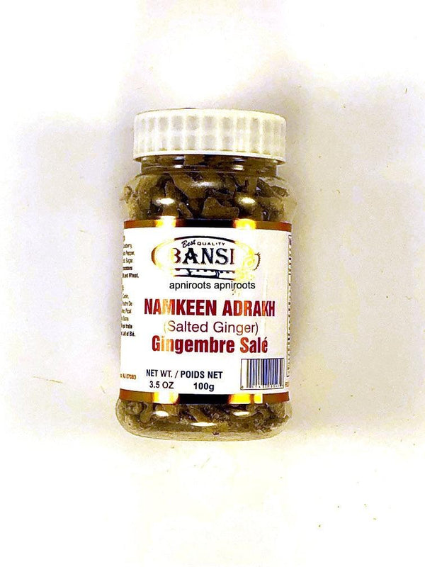 BS55 BANSI NAMKEEN ADRAKH100G - apniroots Grocery