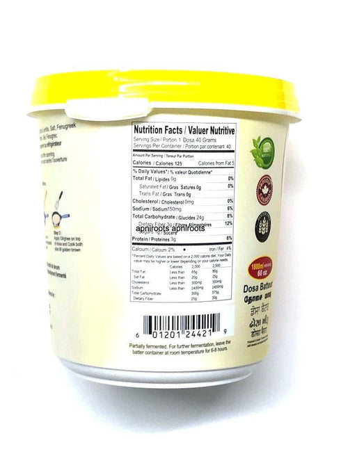 Chennai Caters ARVA DOSA BATTER1800 ml - apniroots Grocery