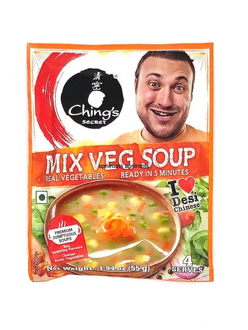 CHINGS MIX VEG SOUP55G - apniroots Grocery