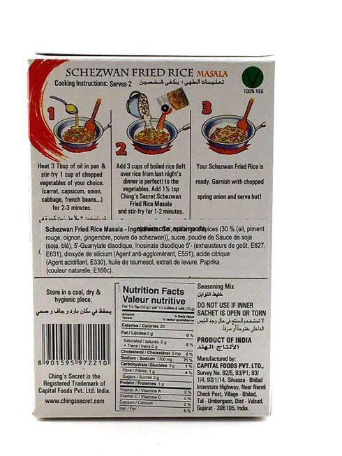 Chings - Schezwan Fried Rice Masala - 50gm - apniroots Grocery