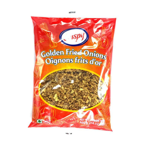 Crispy - Golden Fried Onions - 400gm - apniroots Grocery