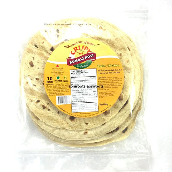 Crispy - Plain Rumali Rotis - 600gm 15 - apniroots Grocery
