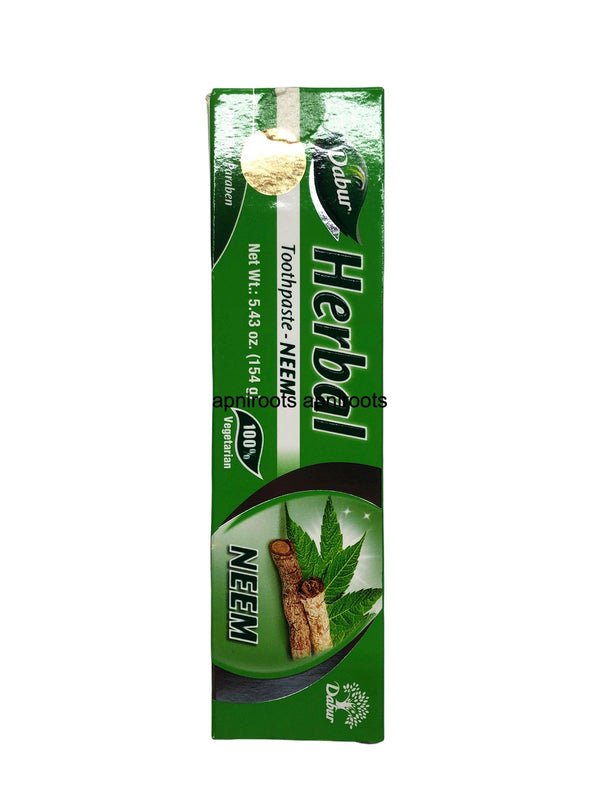 DABUR HERBAL NEEMPASTE154GM - apniroots Grocery