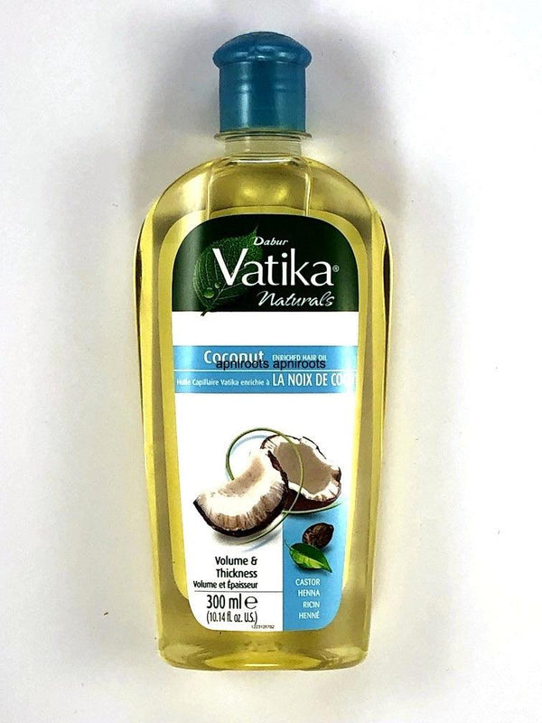 DABUR VATIKA COCONUT OIL 300ML - apniroots Grocery