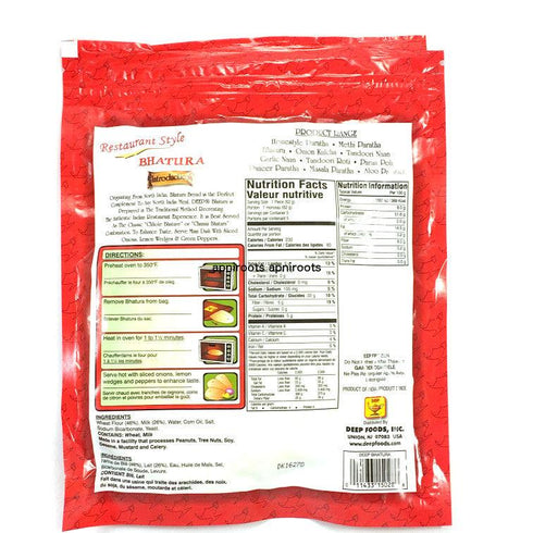 Deep - Bhatura - 312gm 5 - apniroots Grocery