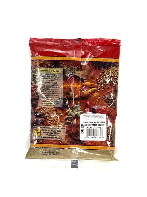 DEEP BLACK PEPPER POWDER 200G - apniroots Grocery