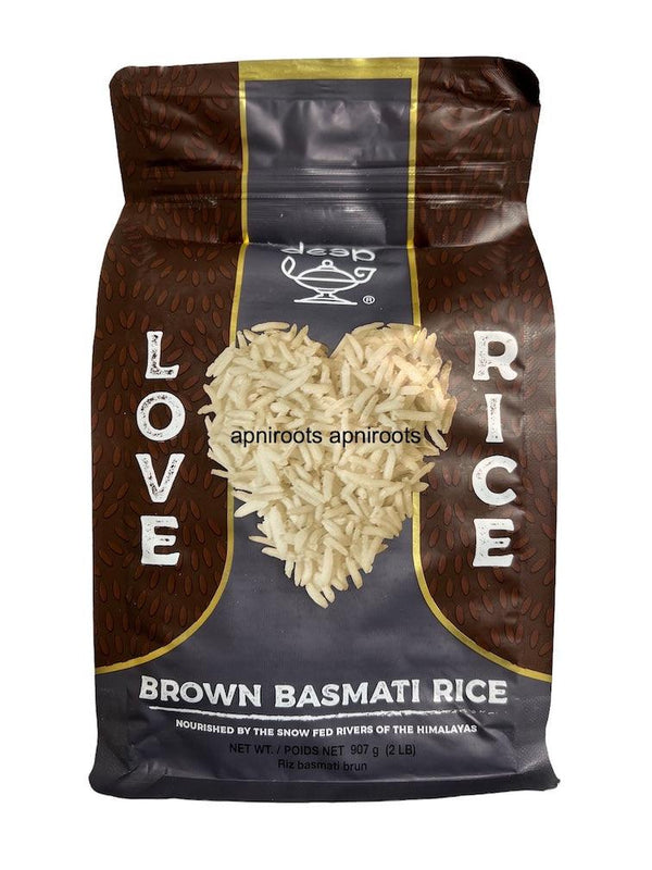 DEEP BROWN BASMATI RICE 2LB - apniroots Grocery