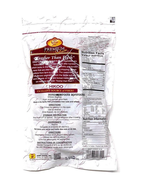 DEEP CHIKOO340G DIQ13 - apniroots Grocery
