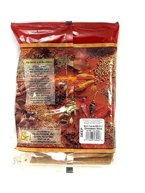 DEEP CINNAMON STICKS 200G - apniroots Grocery