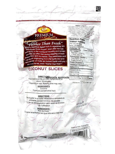DEEP COCONUT SLICE 340GM - apniroots Grocery