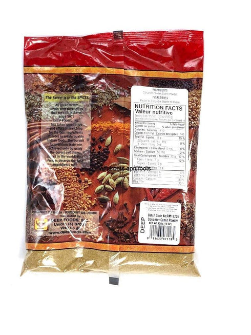 DEEP CORIANDER CUMIN PWD 400G - apniroots Grocery