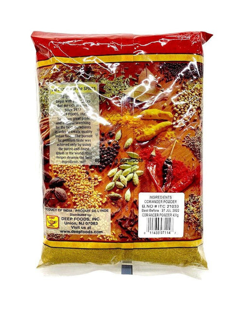 DEEP CORIANDER POWDER 400GM - apniroots Grocery