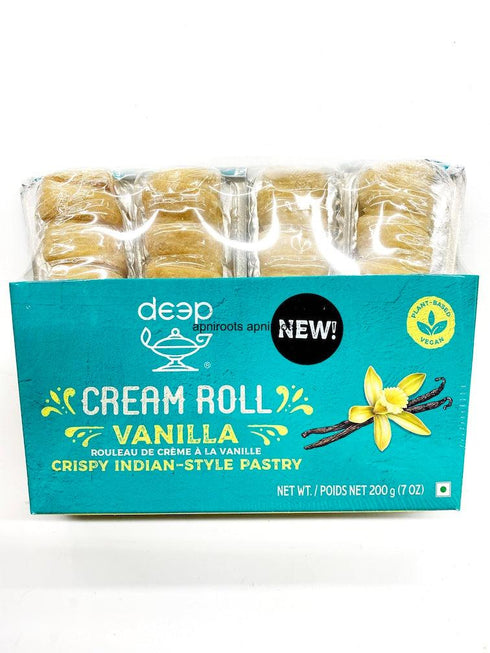 DEEP CREAM ROLL VANILLA 200GM - apniroots Grocery