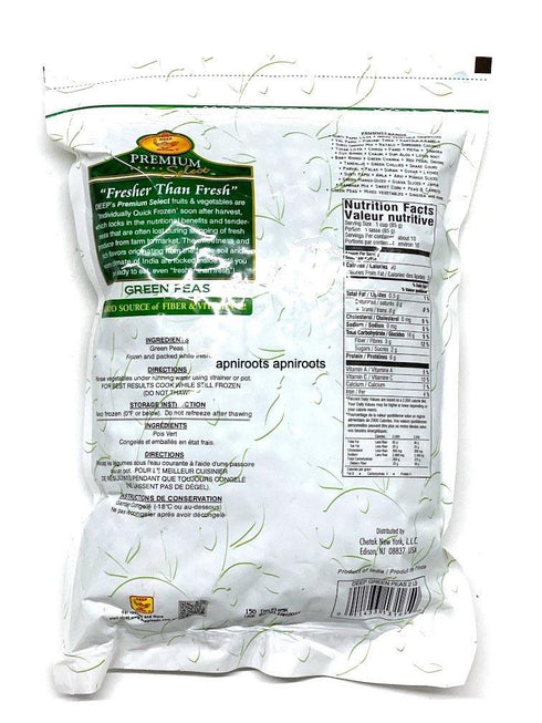 DEEP GREEN PEAS 2LB - apniroots Grocery