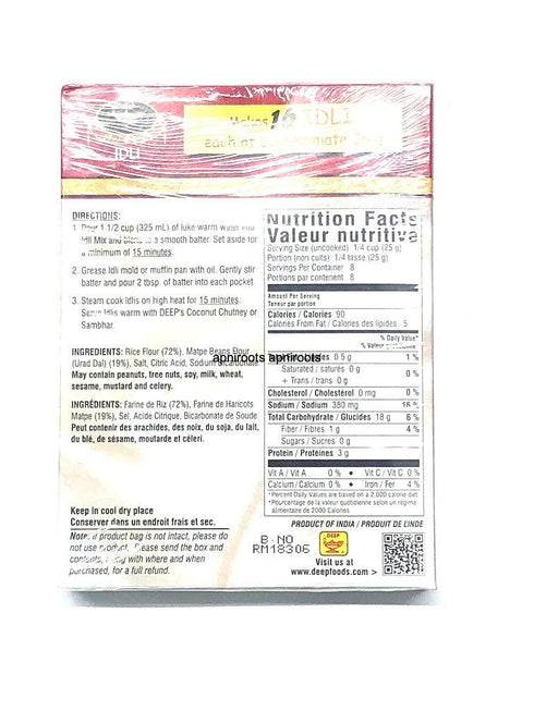 DEEP IDLI MIX - apniroots Grocery