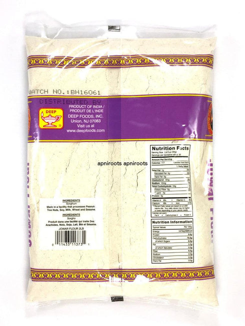 Deep - Jowar Flour - 2lb - apniroots Grocery