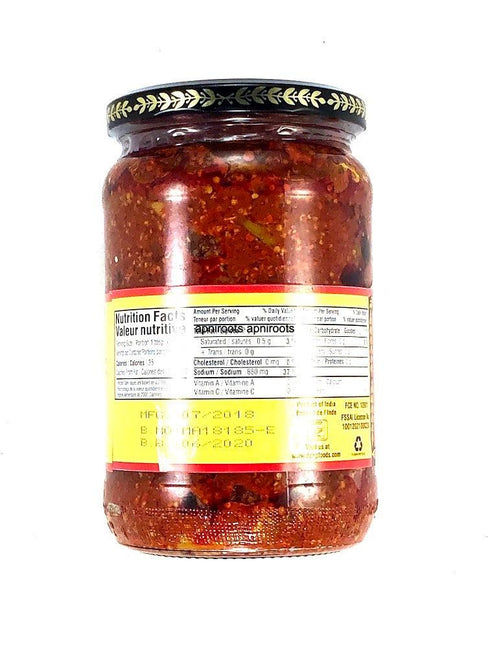 DEEP MHOT MANGO PICKLE720G - apniroots Grocery