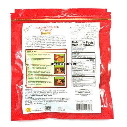 Deep - Mixed Vegetable Paratha - 400gm 4 - apniroots Grocery