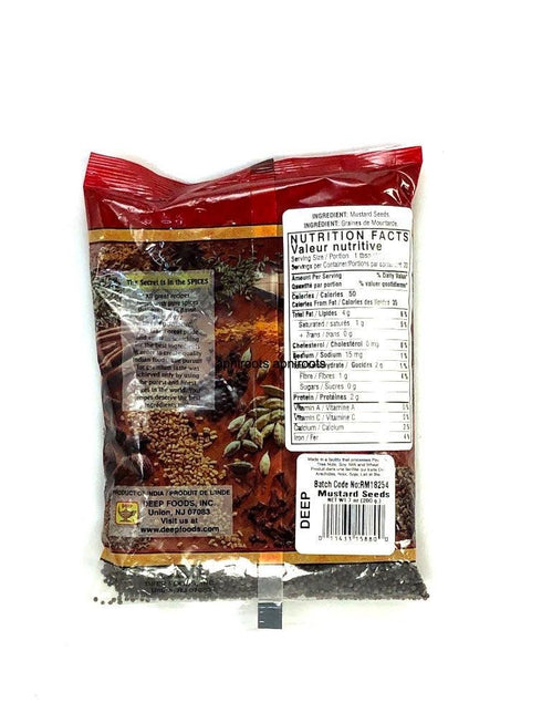 DEEP MUSTARD SEEDS 200G - apniroots Grocery