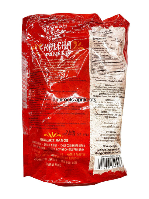 DEEP PANEER KULCHA 240GM - apniroots Grocery