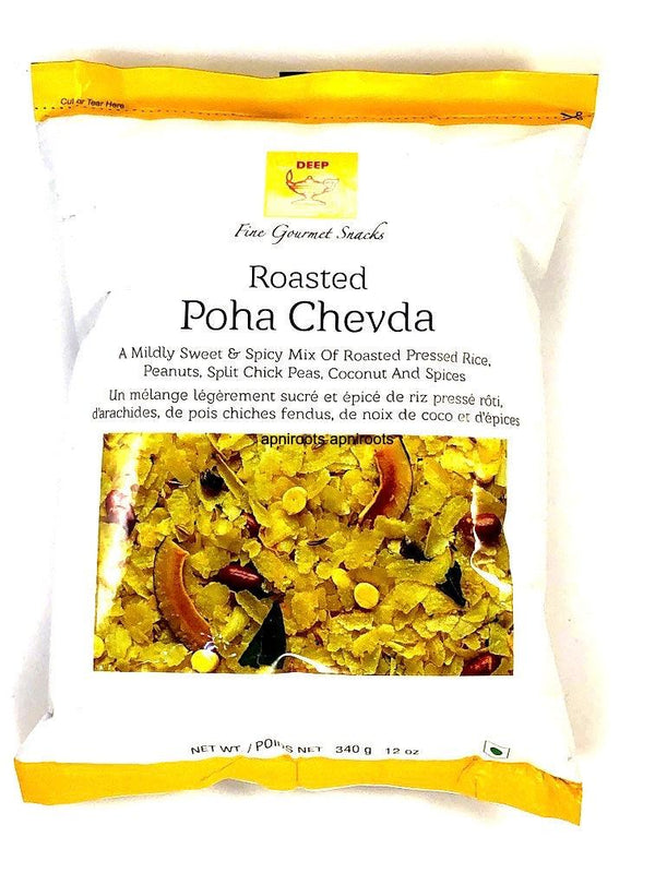 DEEP ROASTED POHA CHEVDA 340G - apniroots Grocery