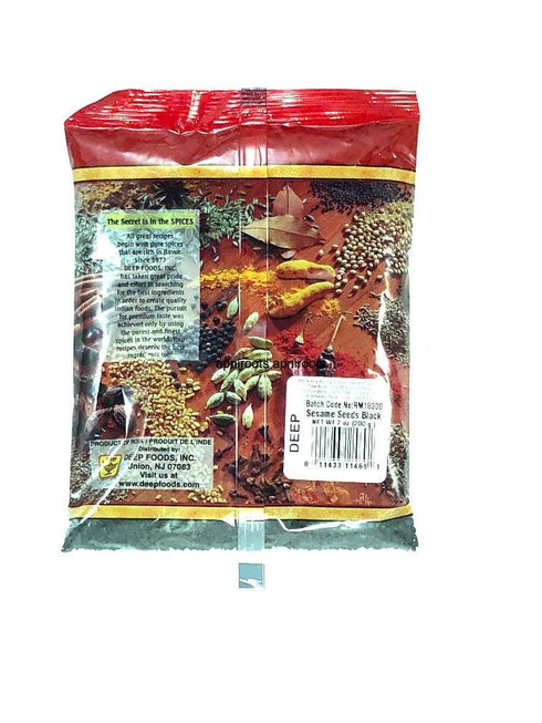 DEEP SESAME SEED BLACK 200 GM - apniroots Grocery