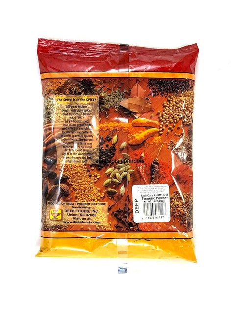 DEEP TURMERIC POWDER HALDI (400G) - apniroots Grocery
