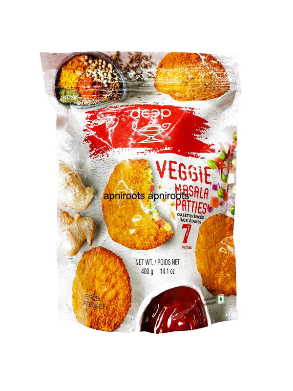 DEEP VEGGIE MASALAPATTIES400GM - apniroots Grocery