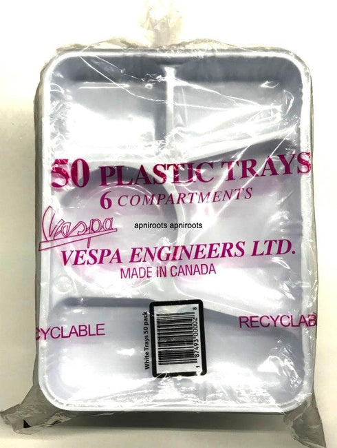 DINNER PLASTIC PLATE50PIC - apniroots Grocery