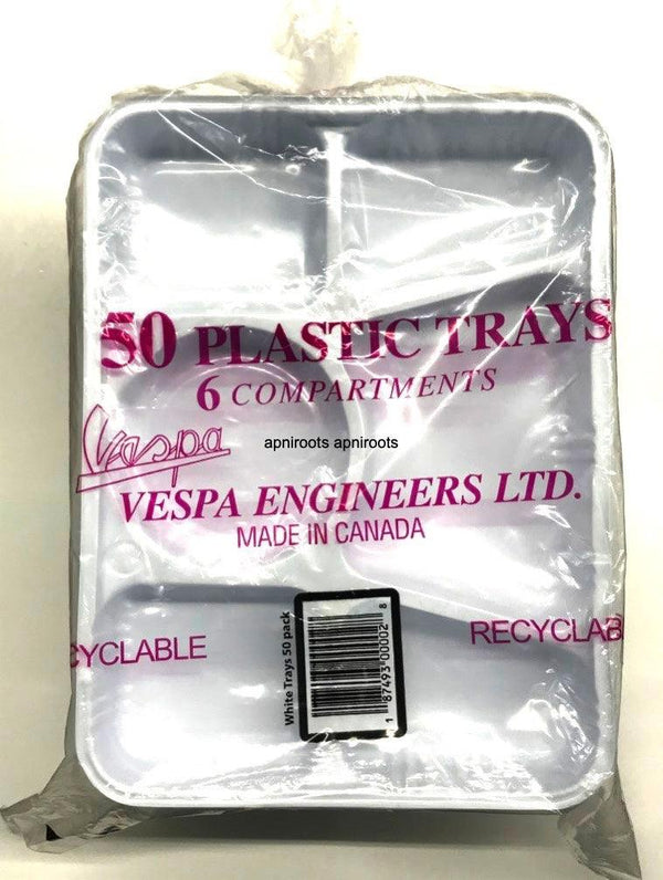 DINNER PLASTIC PLATE50PIC - apniroots Grocery