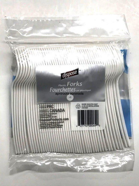 DISPOSE FORKS 50 - apniroots Grocery