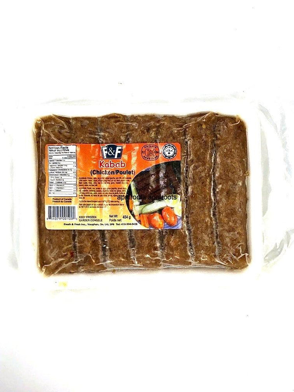 F&FSHEIKH KABAB (CHICKEN)454G - apniroots Grocery