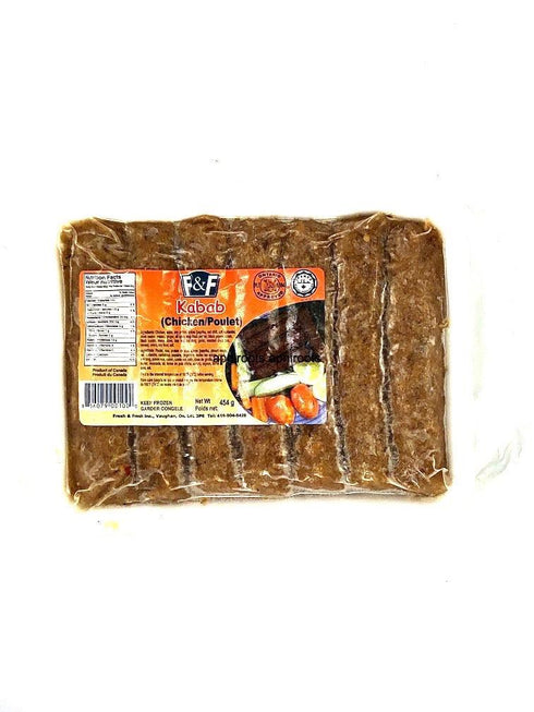F&FSHEIKH KABAB (CHICKEN)454G - apniroots Grocery