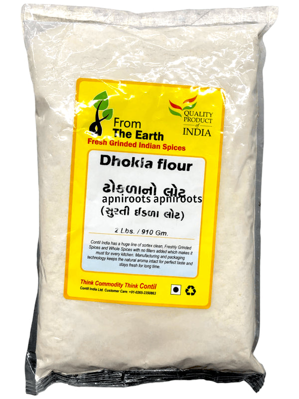 FTE DHOKLA FLOUR 2LBS - apniroots Grocery