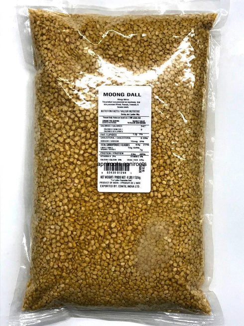 FTE MOONG DAL washed 4LB - apniroots Grocery