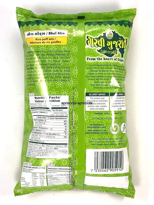 GARVI GUJRAT BHEL MIX 285G - apniroots Grocery