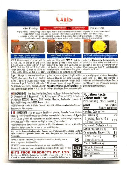 GITS HANDVO200G - apniroots Grocery