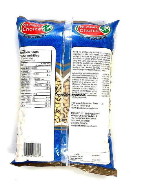GLOBAL BLACK EYED BEANS 4LB - apniroots Grocery
