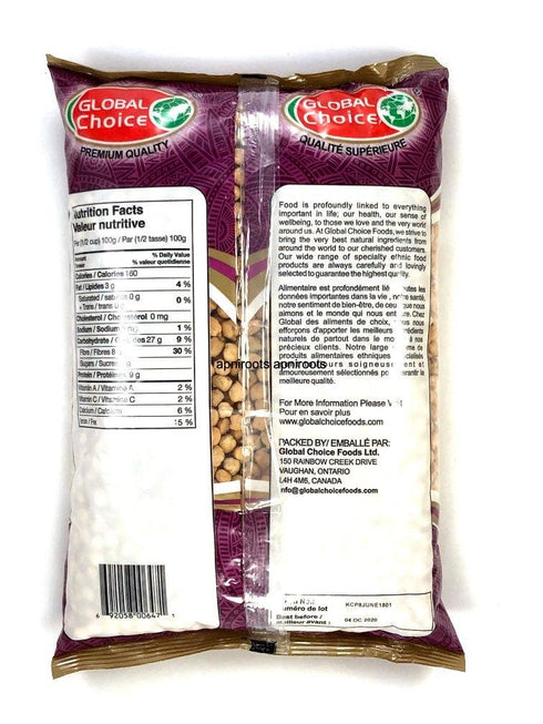 GLOBAL KABULI CHICK PEAS 4LB - apniroots Grocery