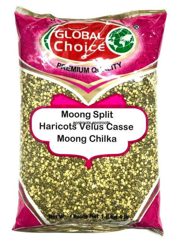 GLOBAL MOONG SPLIT 4 LB - apniroots Grocery