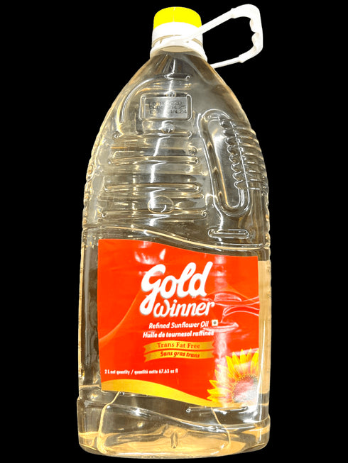 GOLD WINNER SUNFLWR OIL 2L - apniroots Grocery