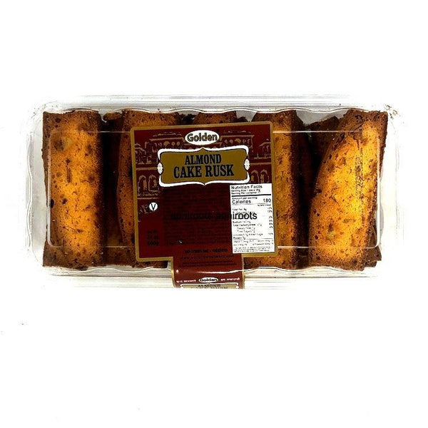 GOLDEN ALMOND CAKE RUSK 600G - apniroots Grocery