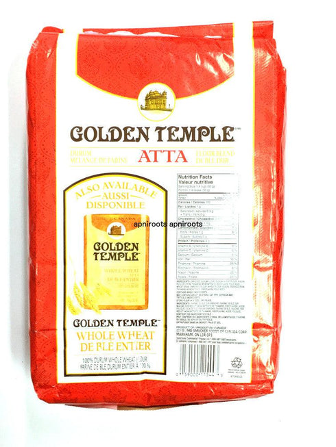 Golden Temple - Durum Atta (red) - 20lb - apniroots Grocery