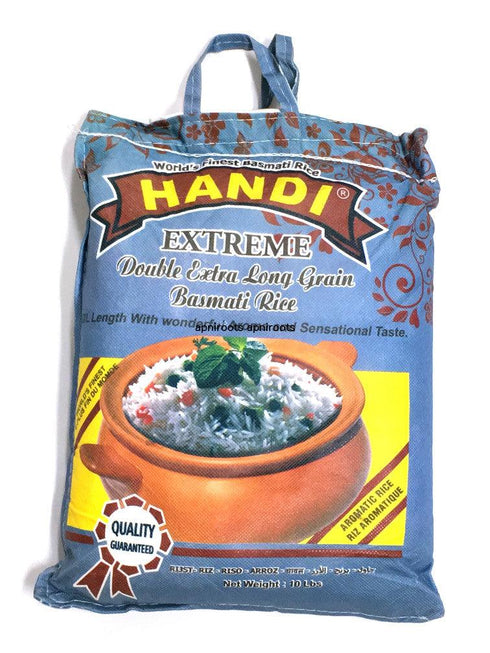 Handi - Basmati Rice -(BLUE) Extereme Long Grain - 10lb - apniroots Grocery